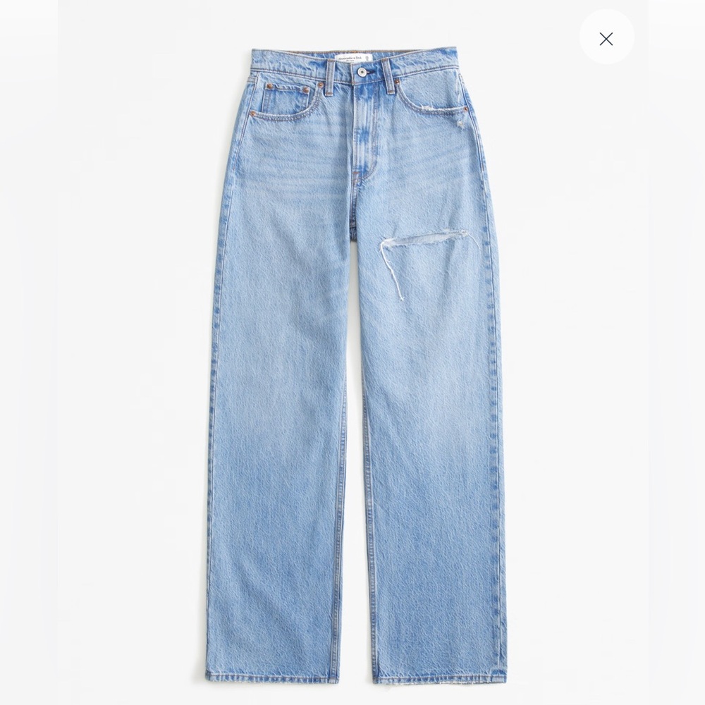 Abercrombie high rise lose jean
